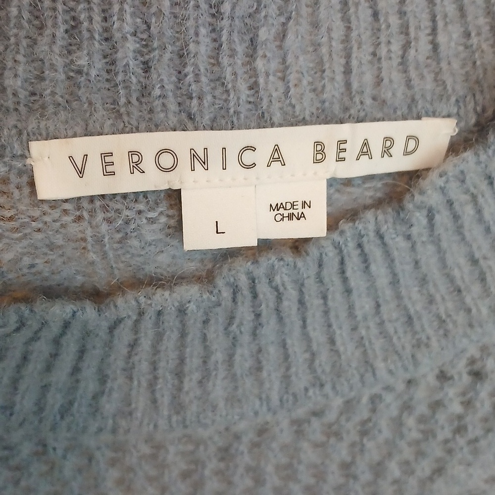 Veronica Beard Makani Pointelle Knit Sweater Large - Picture 8 of 11